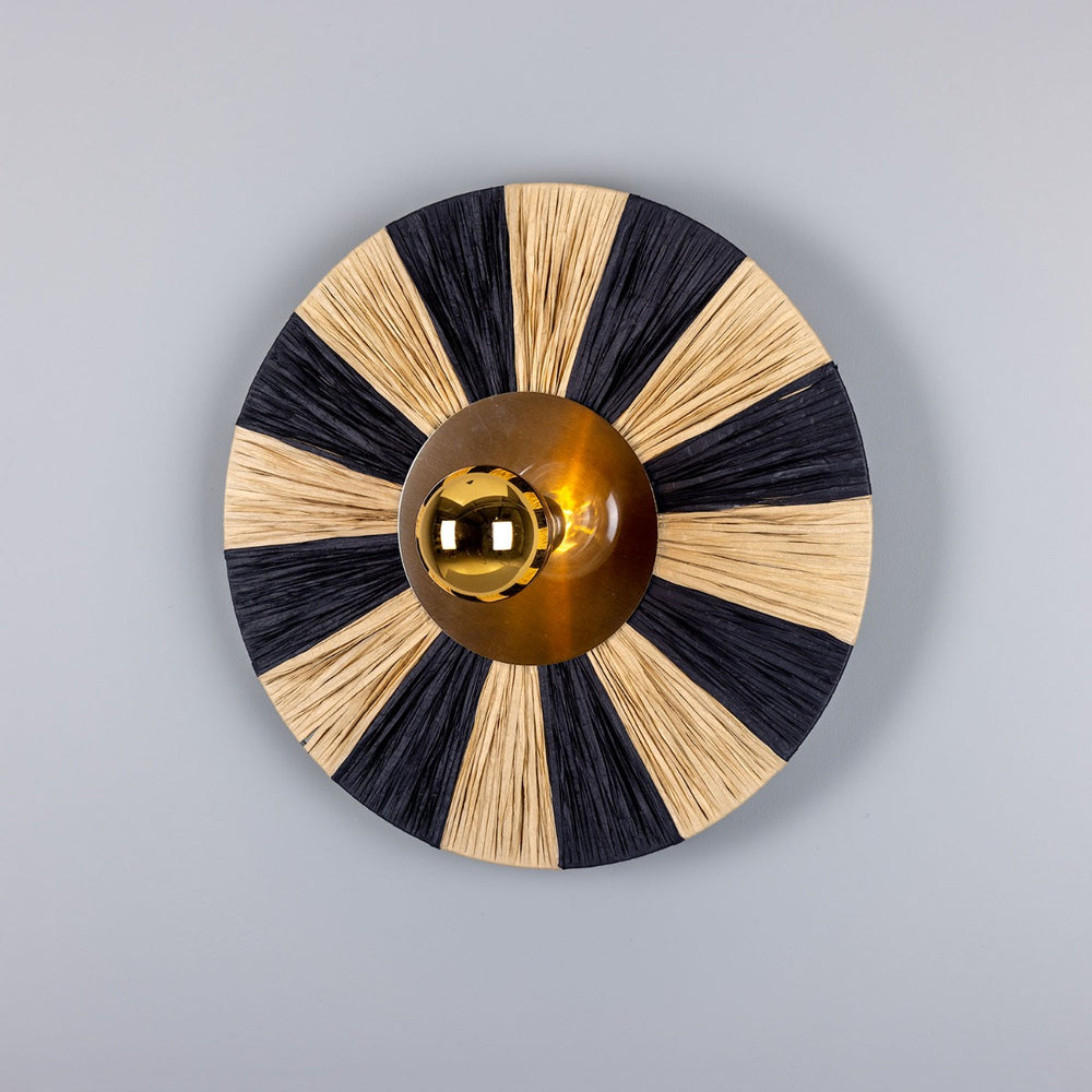 Vernon Raffia Wall Light