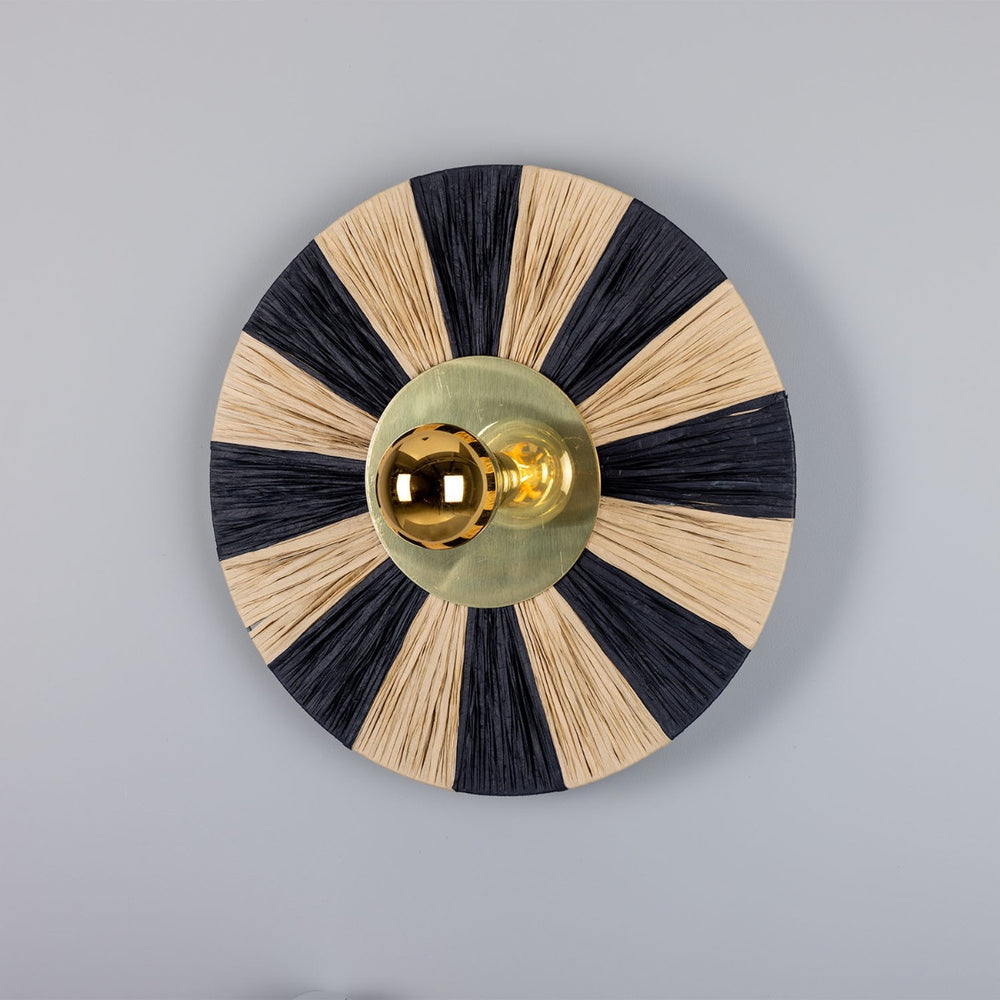 Vernon Raffia Wall Light