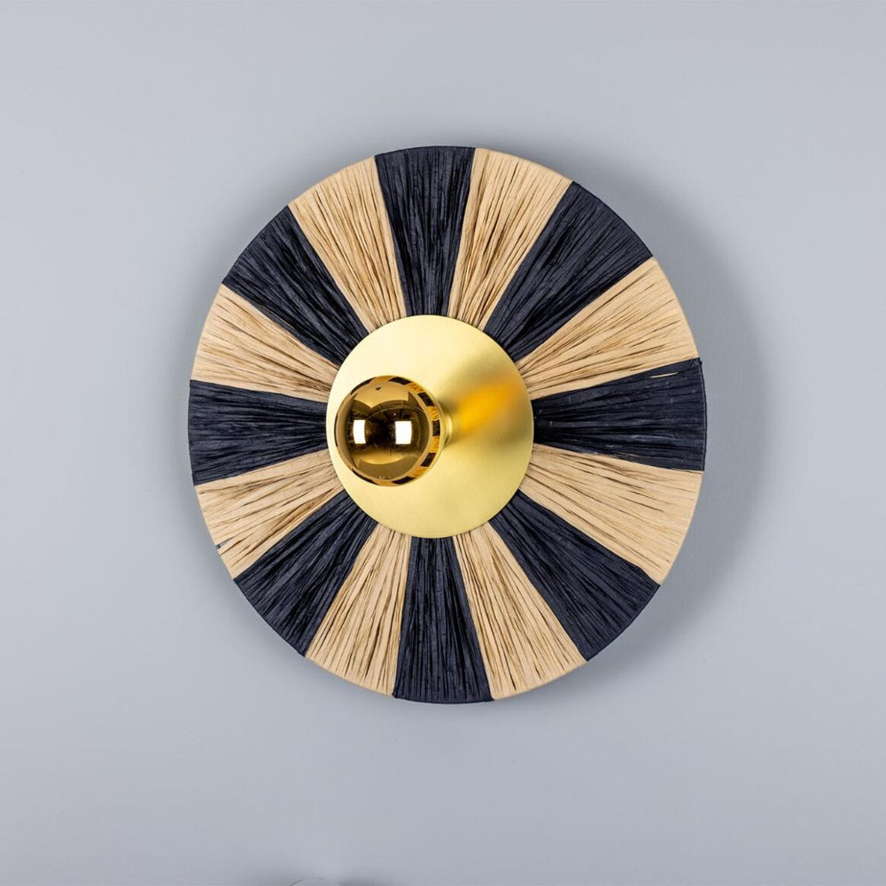 Vernon Raffia Wall Light