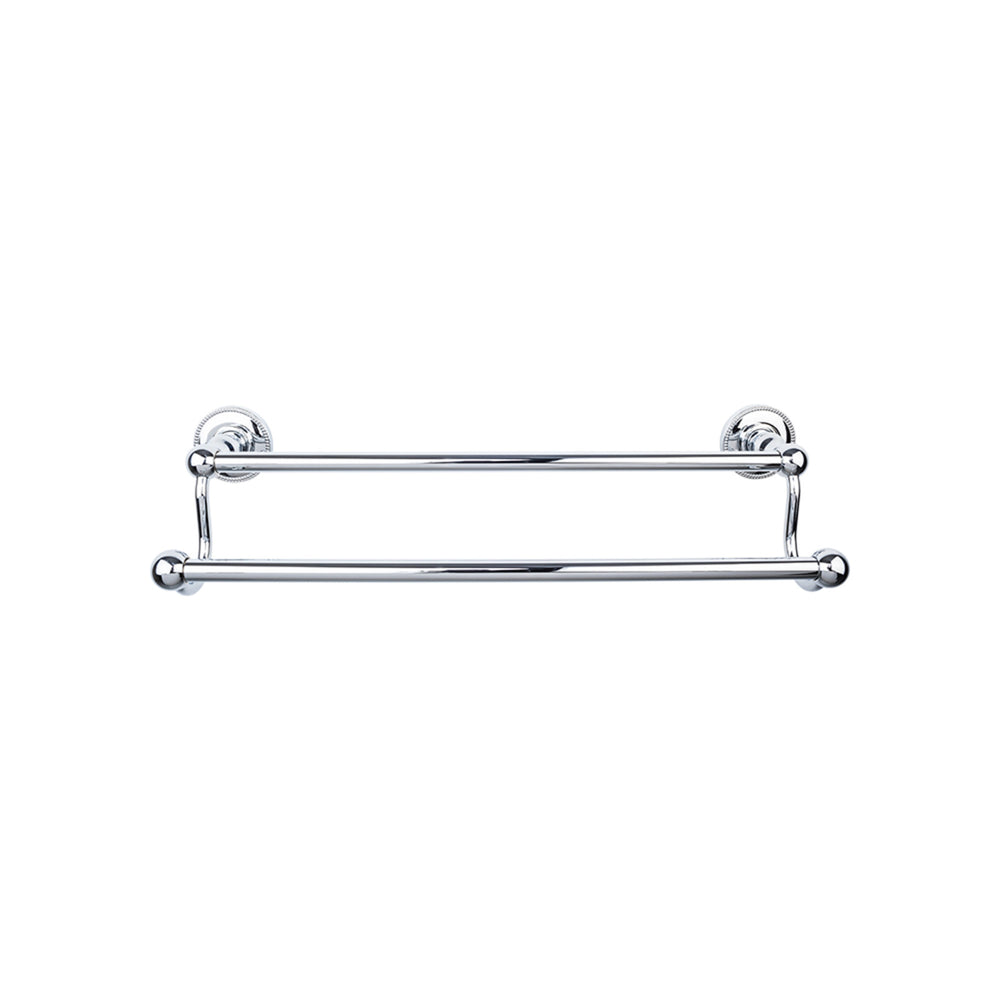 Top Bath (R) Barre porte-serviettes murale double Edwardian 26 1/2