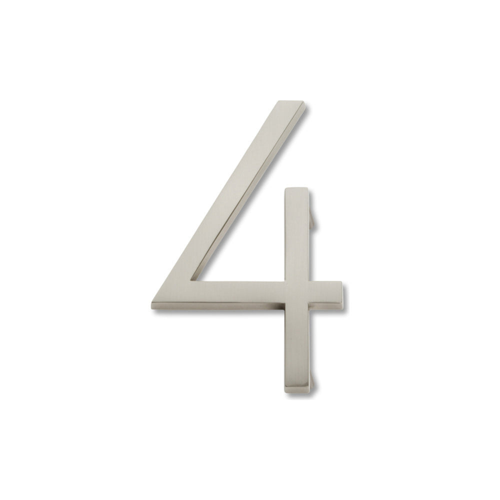 Numéro de maison Modern Avalon 4-1/2" H 4