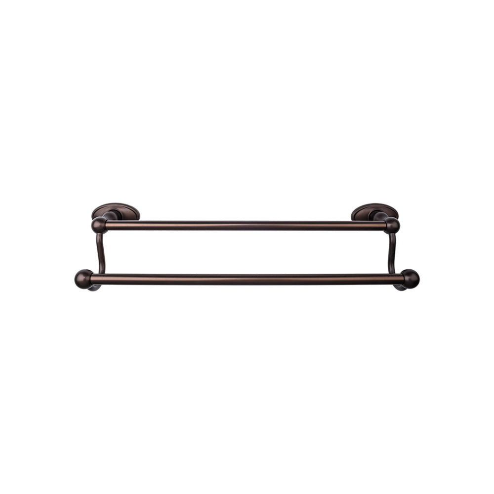 Top Bath (R) Barre porte-serviettes murale double Edwardian 26 1/2