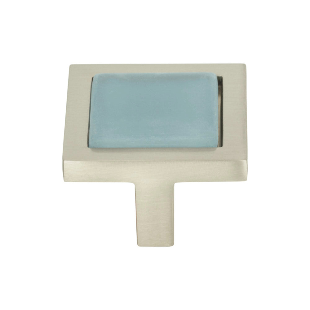 Spa Square Knob - Blue