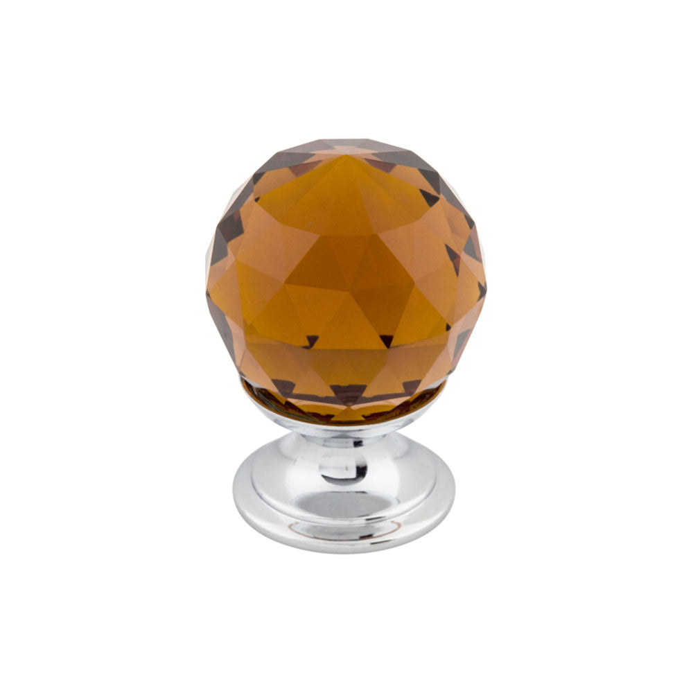 Wine Crystal Round Knob