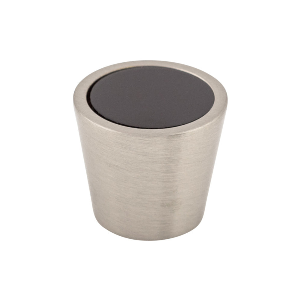Black Crystal Center Round Knob