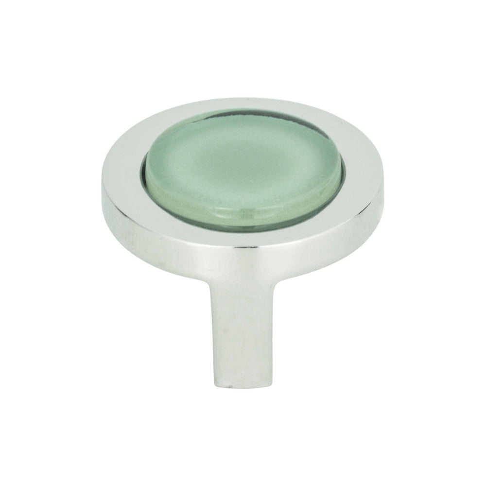 Spa Round Knob - Green