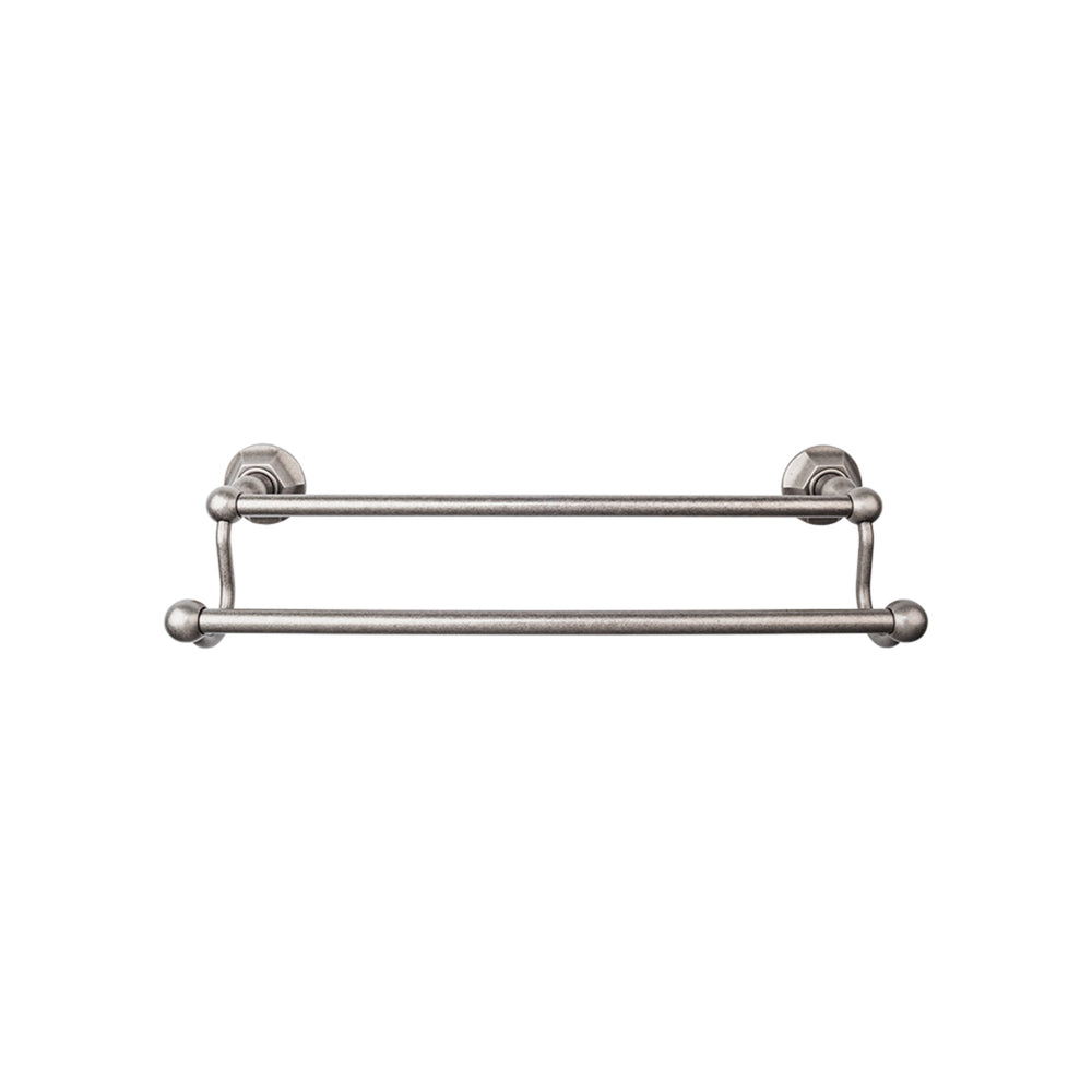 Top Bath (R) Barre porte-serviettes murale double Edwardian 26 1/2