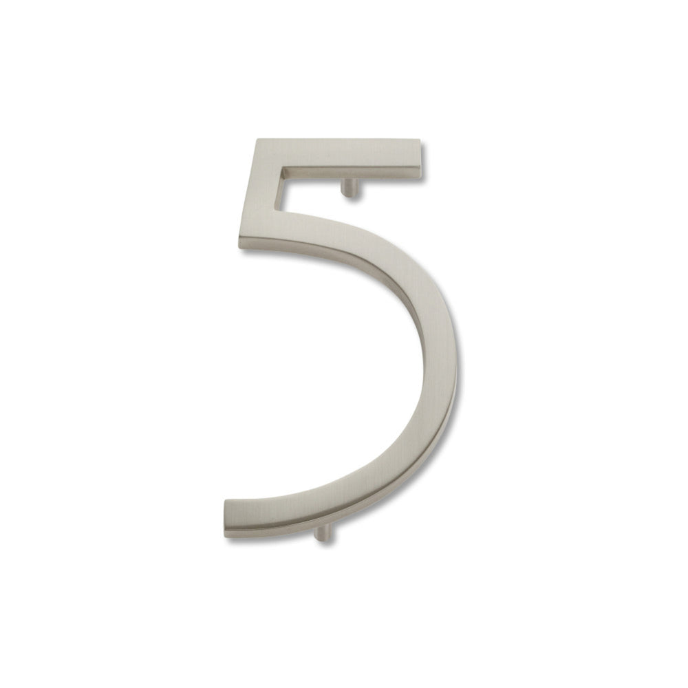 Numéro de maison Modern Avalon 4-1/2" H 5