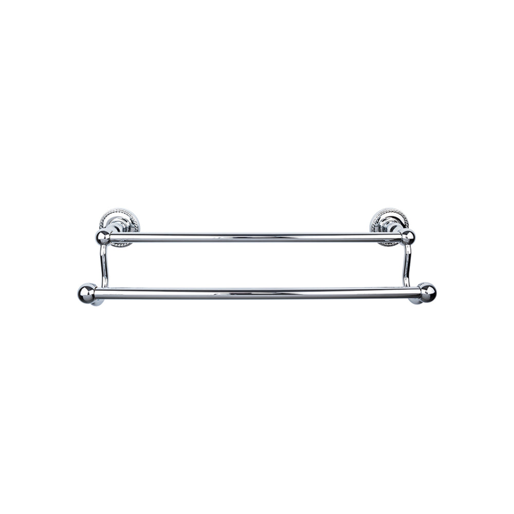 Top Bath (R) Barre porte-serviettes murale double Edwardian 26 1/2
