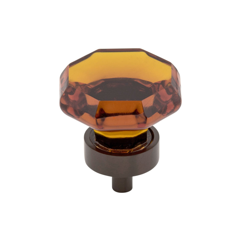 Wine Octagon Crystal Round Knob