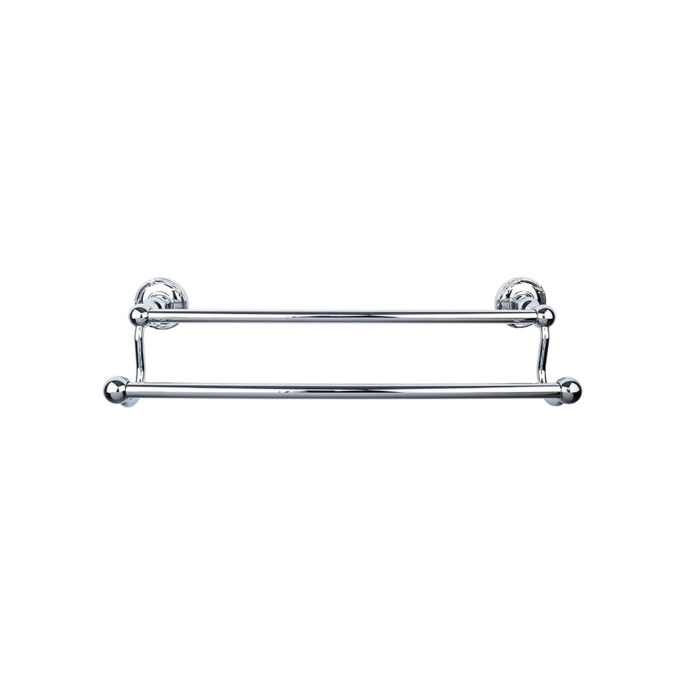 Top Bath (R) Barre porte-serviettes murale double Edwardian 26 1/2
