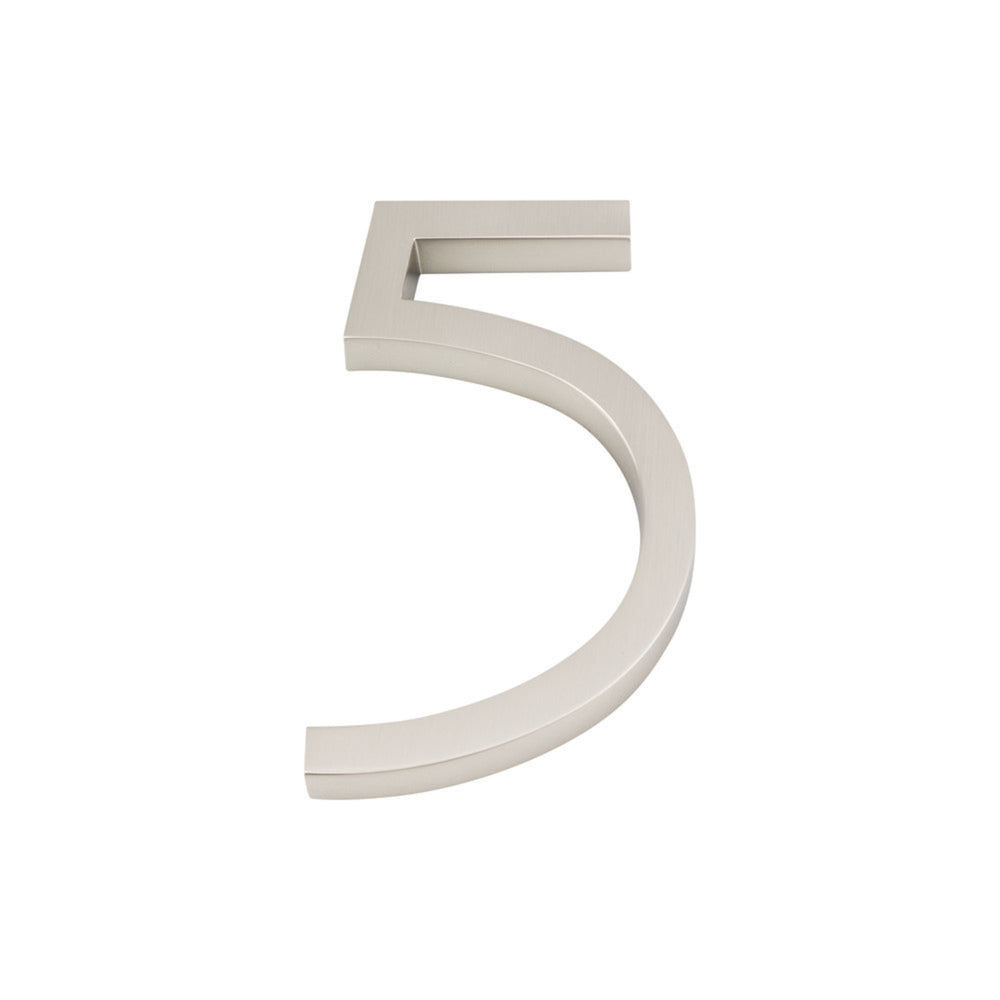 Modern Avalon 6" H House Number 5