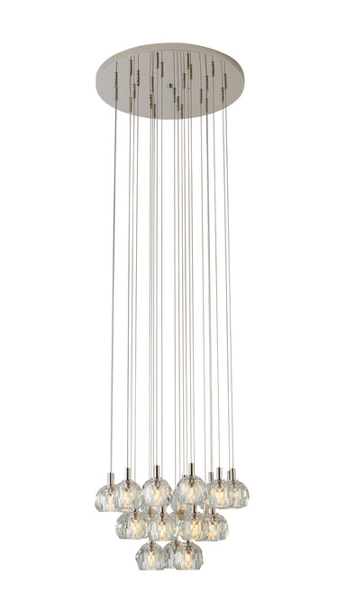 Bethel International Canada - 23 Light Chandelier - Polished Nickel- Union Lighting Luminaires Decor