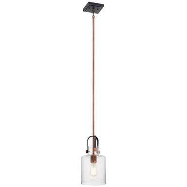 Kichler Canada - One Light Pendant - Kitner - Antique Copper- Union Lighting Luminaires Decor