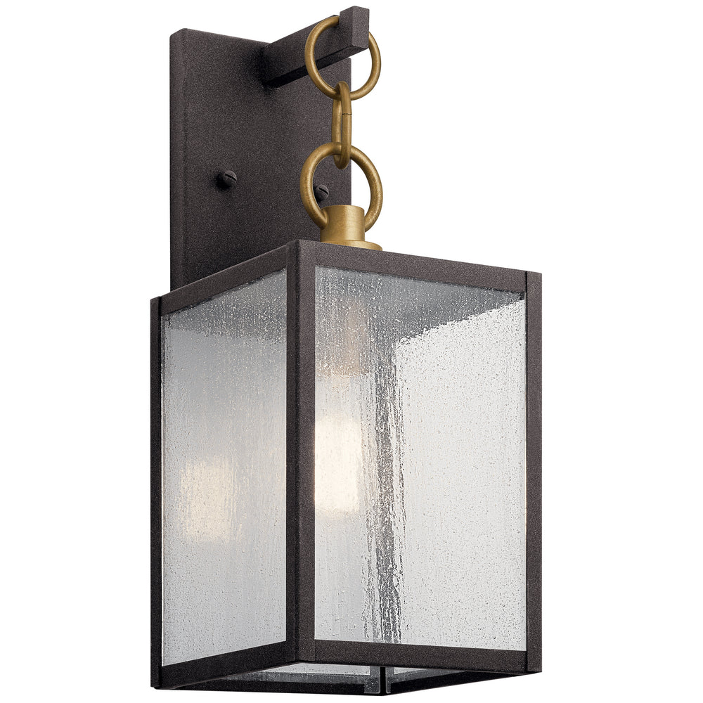 Kichler Canada - One Light Outdoor Wall Mount - Lahden - Weathered Zinc- Union Lighting Luminaires Decor