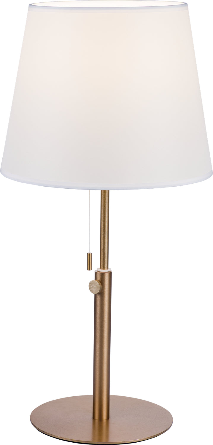 PageOne - One Light Table Lamp - Vera - Brushed Champagne- Union Lighting Luminaires Decor