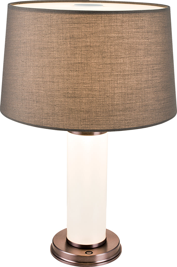 PageOne - LED Table Lamp - Quintas - Deep Taupe- Union Lighting Luminaires Decor