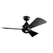 "Kichler Canada - 44"Ceiling Fan - Sola - Satin Black- Union Lighting Luminaires Decor"