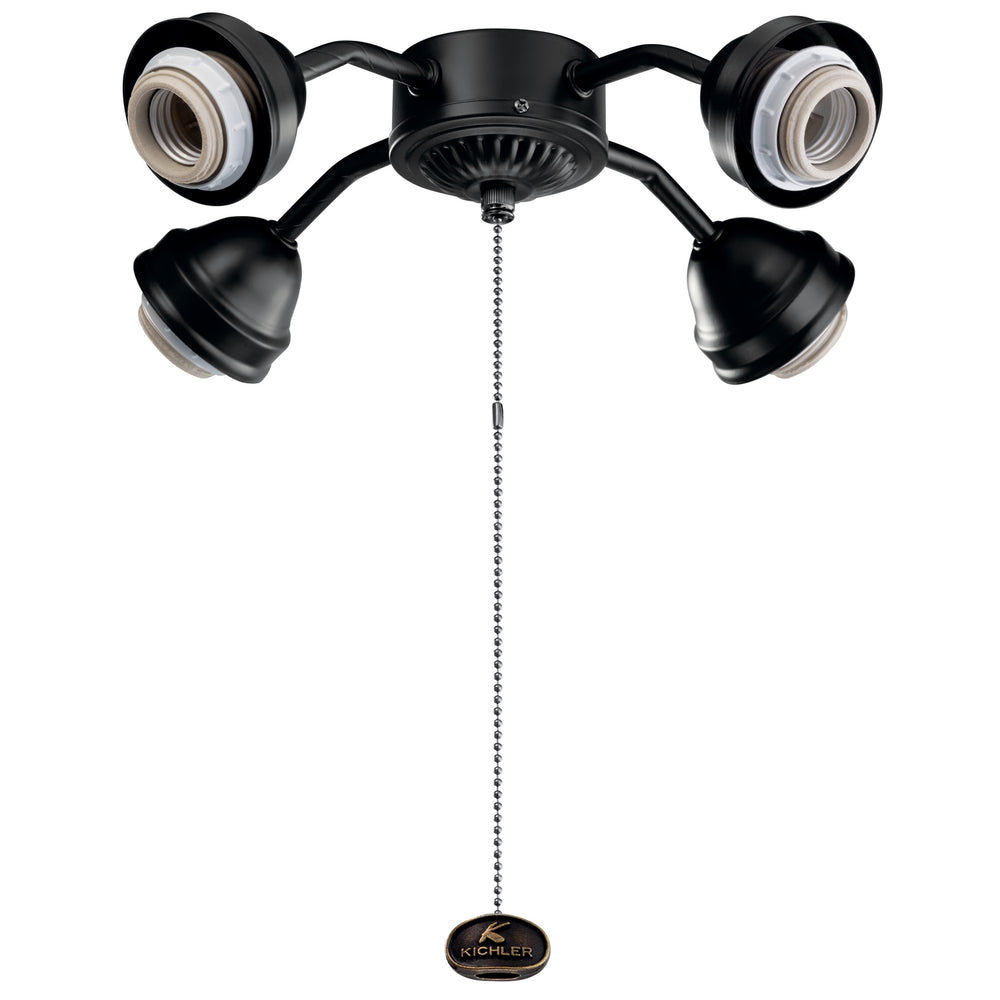 Kichler Canada - LED Fan Fitter - Accessory - Satin Black- Union Lighting Luminaires Decor