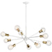 Kichler Canada - Ten Light Chandelier - Armstrong - White- Union Lighting Luminaires Decor