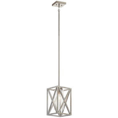 Kichler Canada - One Light Mini Pendant - Moorgate - Distressed Antique White- Union Lighting Luminaires Decor