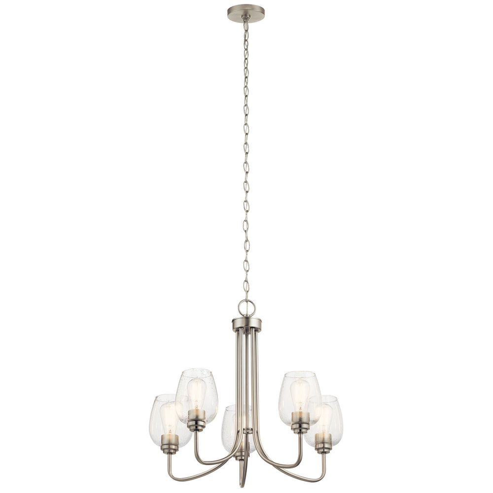 Kichler Canada - Five Light Chandelier - Valserrano - Brushed Nickel- Union Lighting Luminaires Decor