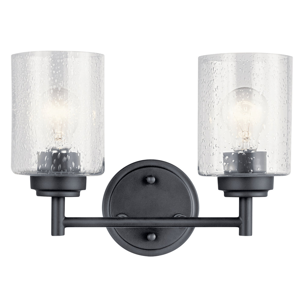 Kichler Canada - Two Light Bath - Winslow - Black- Union Lighting Luminaires Decor