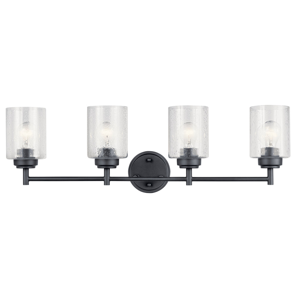 Kichler Canada - Four Light Bath - Winslow - Black- Union Lighting Luminaires Decor