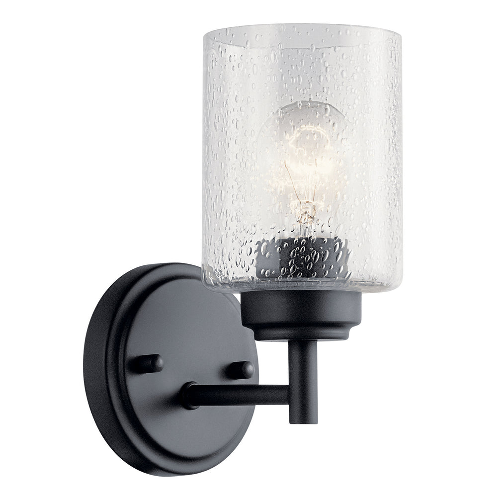 Kichler Canada - One Light Wall Sconce - Winslow - Black- Union Lighting Luminaires Decor