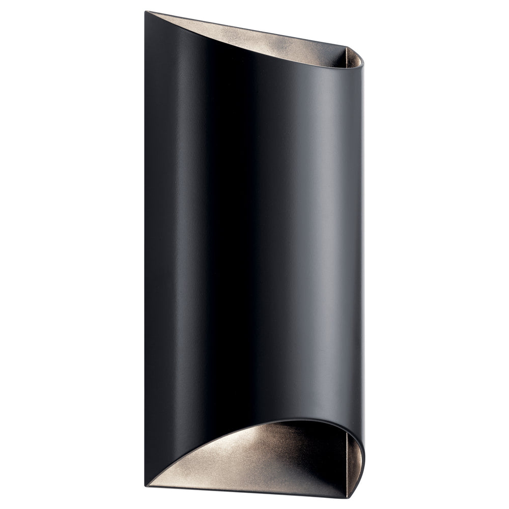 Kichler Canada - LED Outdoor Wall Mount - Wesley - Black- Union Lighting Luminaires Decor