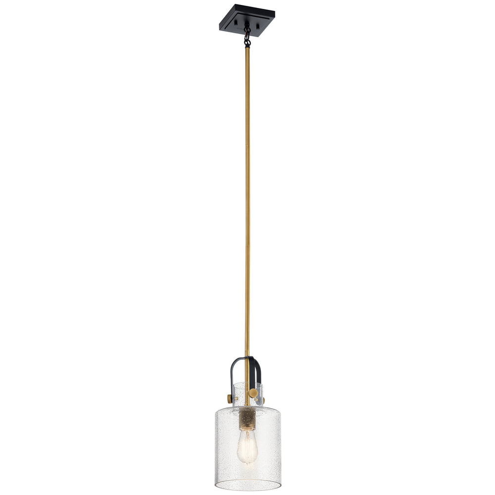 Kichler Canada - One Light Pendant - Kitner - Natural Brass- Union Lighting Luminaires Decor