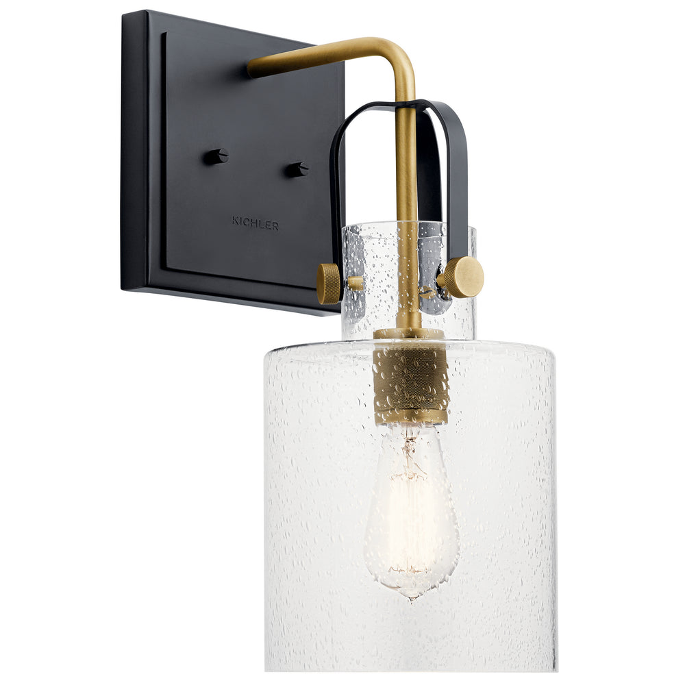 Kichler Canada - One Light Wall Sconce - Kitner - Natural Brass- Union Lighting Luminaires Decor