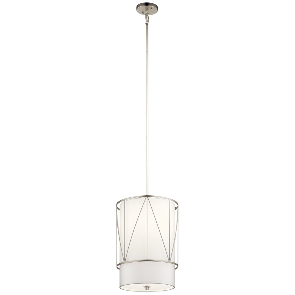 Kichler Canada - One Light Pendant - Birkleigh - Satin Nickel- Union Lighting Luminaires Decor