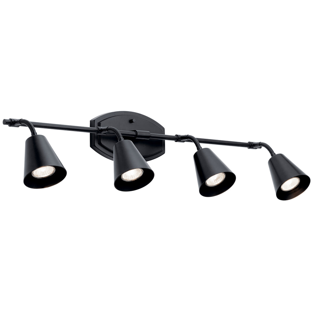 Kichler Canada - Four Light Rail Light - Sylvia - Black- Union Lighting Luminaires Decor