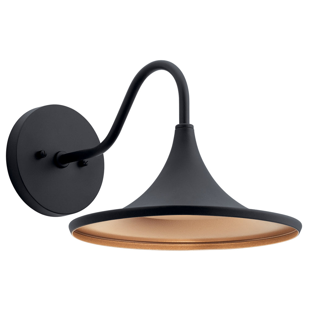 Kichler Canada - LED Outdoor Wall Mount - Elias - Textured Black- Union Lighting Luminaires Decor