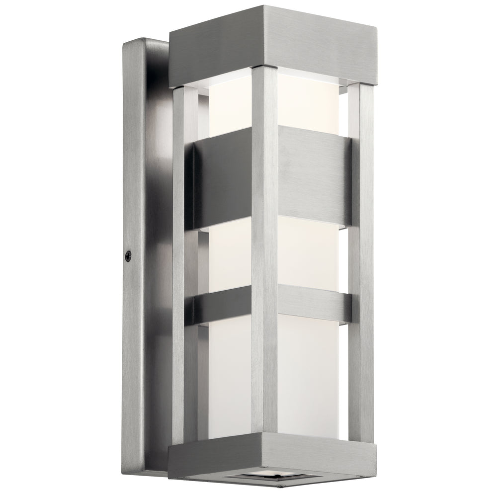 Kichler Canada - LED Outdoor Wall Mount - Ryler - Brushed Aluminum- Union Lighting Luminaires Decor