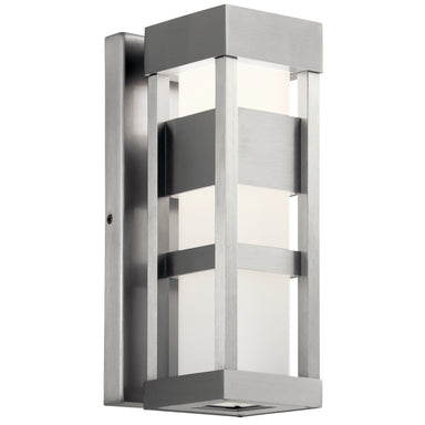 Kichler Canada - LED Outdoor Wall Mount - Ryler - Brushed Aluminum- Union Lighting Luminaires Decor