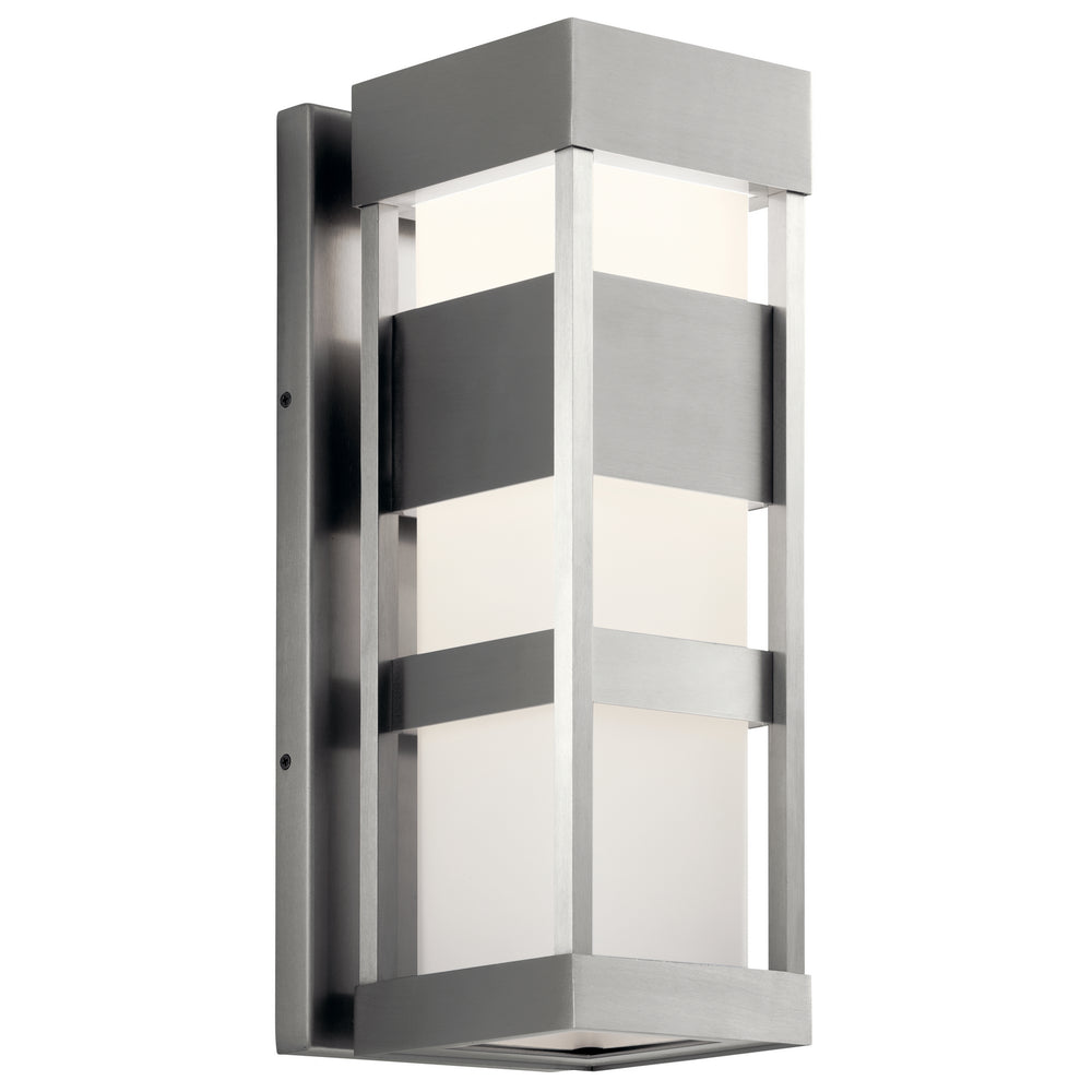 Kichler Canada - LED Outdoor Wall Mount - Ryler - Brushed Aluminum- Union Lighting Luminaires Decor