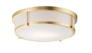 Maxim - Three Light Flush Mount - Rogue E26 - Satin Brass- Union Lighting Luminaires Decor
