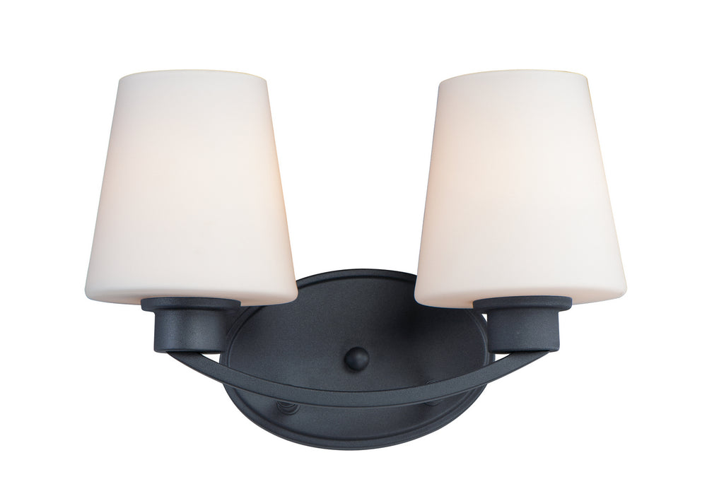 Maxim - Two Light Bath Vanity - Shelter - Black- Union Lighting Luminaires Decor