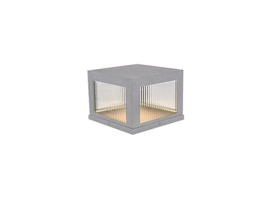 Avenue Lighting - LED Pillar Mount - Avenue Outdoor - Silver- Union Lighting Luminaires Decor