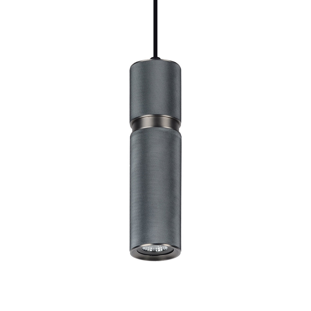 Avenue Lighting - LED Pendant - Cicada - Knurled Dark Grey w/Pewter- Union Lighting Luminaires Decor