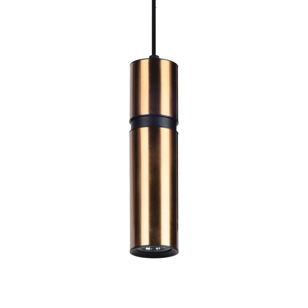 Avenue Lighting - LED Pendant - Cicada - Smooth Brass w/Black- Union Lighting Luminaires Decor