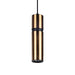 Avenue Lighting - LED Pendant - Cicada - Smooth Brass w/Black- Union Lighting Luminaires Decor