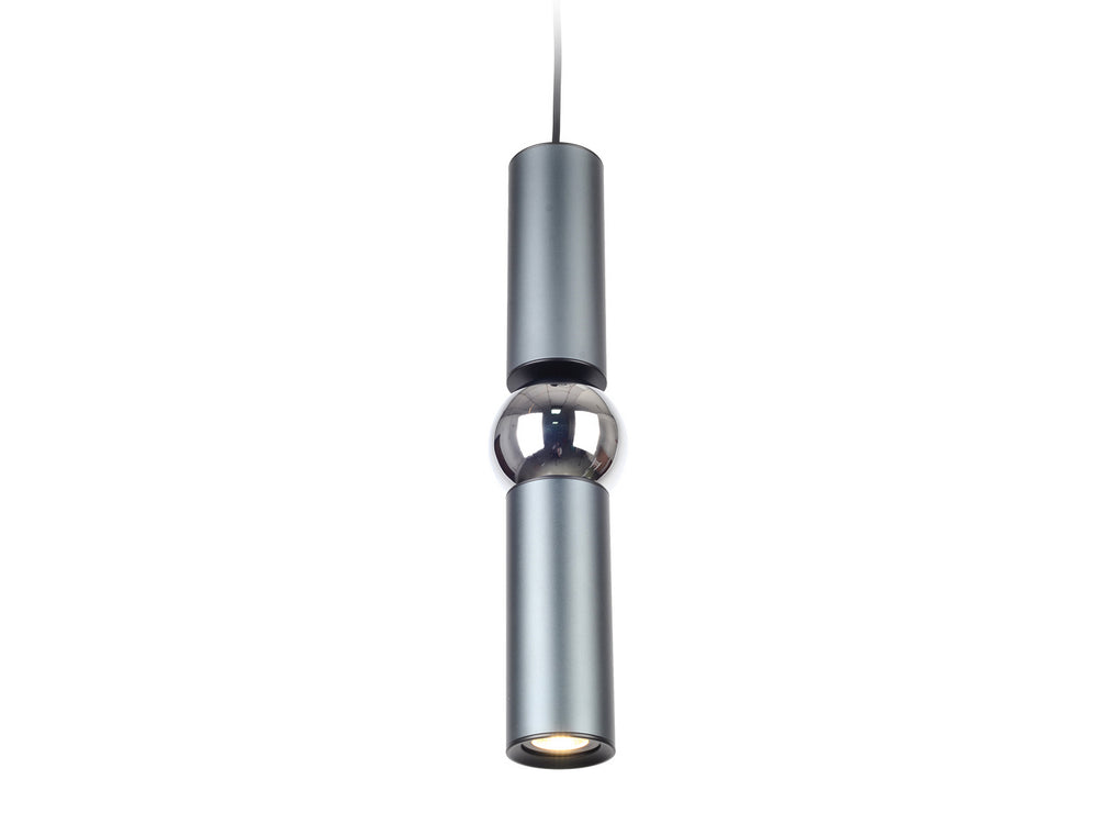 Avenue Lighting - LED Pendant - Cicada - Grey w/Chrome- Union Lighting Luminaires Decor