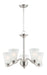 Maxim - Five Light Chandelier - Vital - Satin Nickel- Union Lighting Luminaires Decor