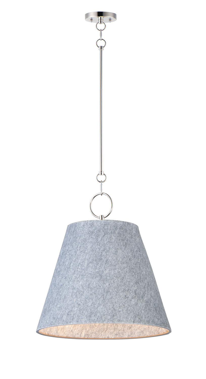 Maxim - One Light Pendant - Acoustic - Satin Nickel- Union Lighting Luminaires Decor