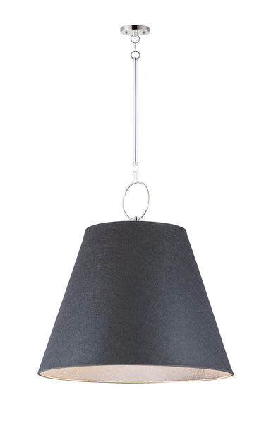 Maxim - One Light Pendant - Acoustic - Polished Nickel- Union Lighting Luminaires Decor
