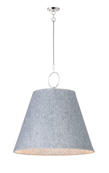 Maxim - One Light Pendant - Acoustic - Satin Nickel- Union Lighting Luminaires Decor