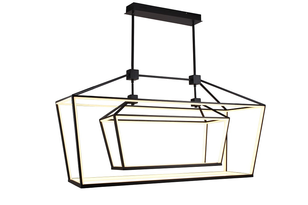 Avenue Lighting - LED Chandelier - Park Ave. - Black- Union Lighting Luminaires Decor